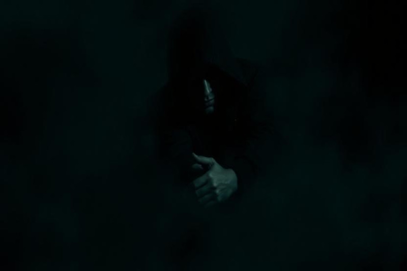 Abandoned place with traces